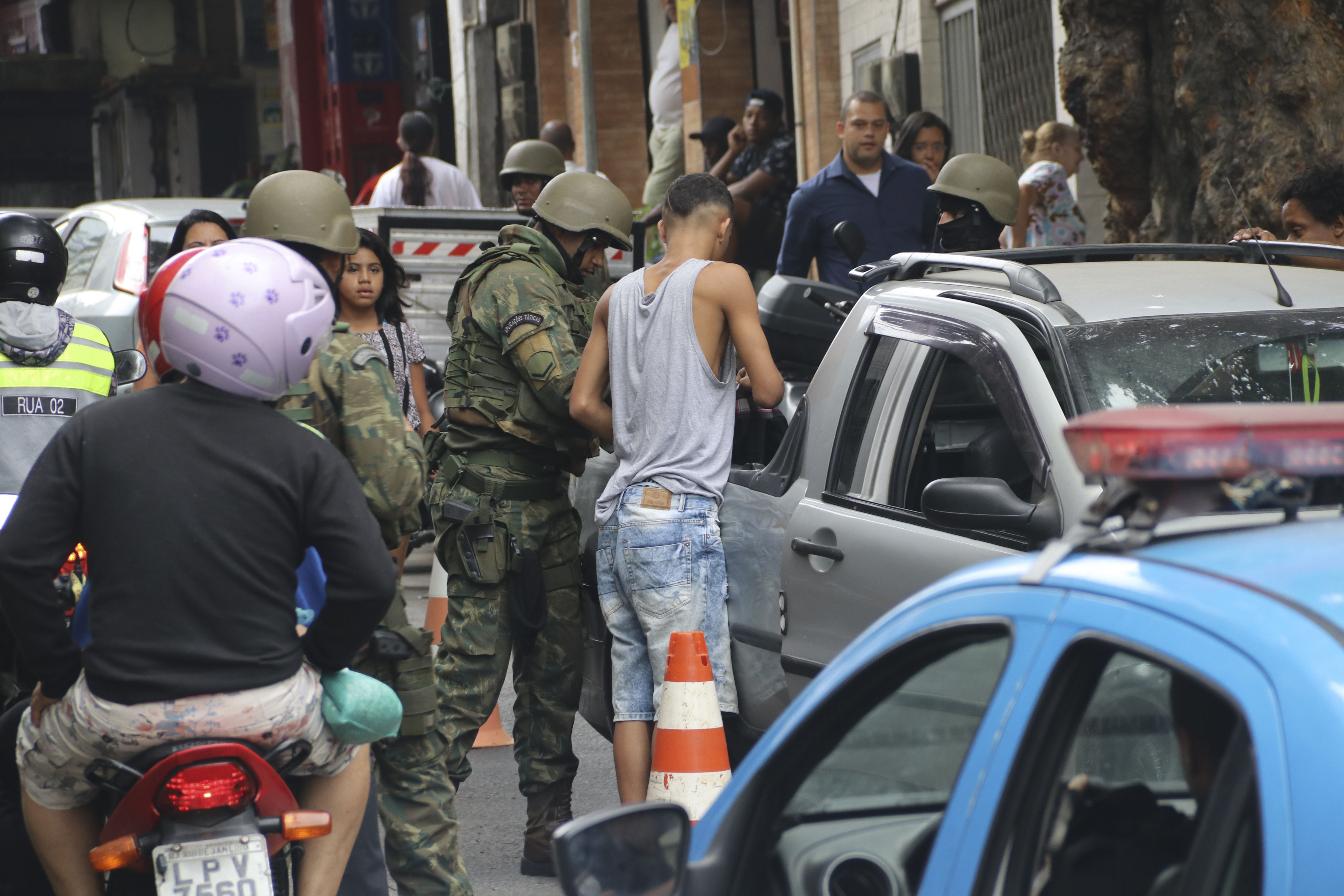 Operação policial na Rocinha, no Rio de Janeiro