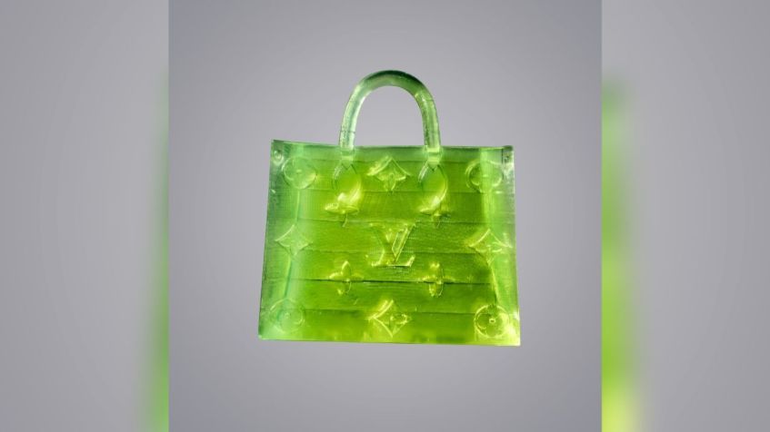 Bolsa microscópica 'Louis Vuitton' vendida por US$ 63 mil em um leilão, o mais recente projeto do coletivo de arte MSCHF / MSCHF