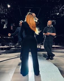 Madonna durante preparativos da turnê &quot;The Celebration&quot;, que marca seus 40 anos de carreira.