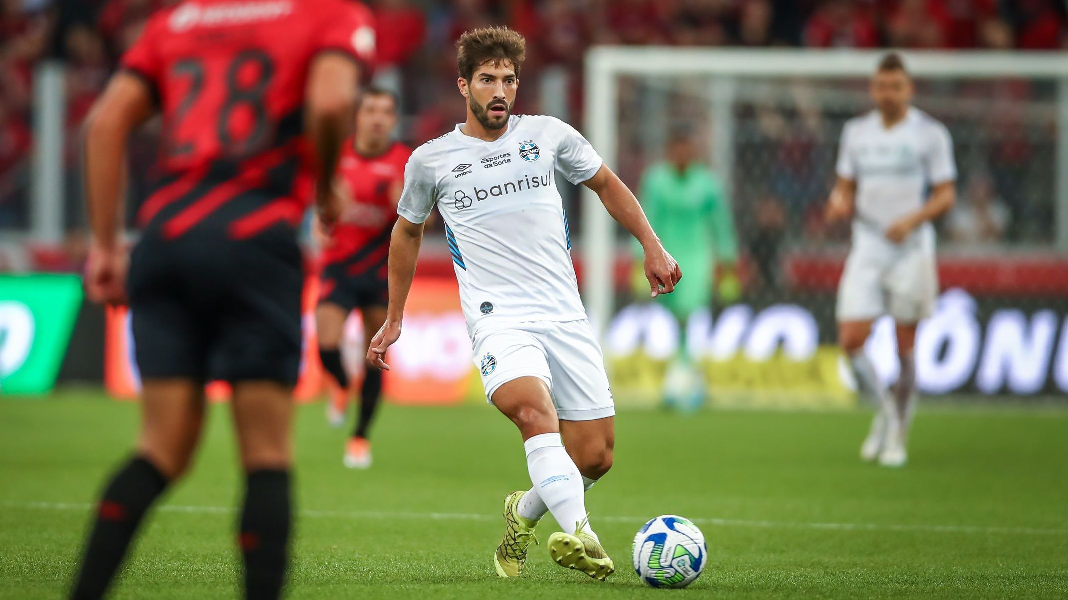 Lucas Silva na última vez que atuou pelo Grêmio, no fim de maio