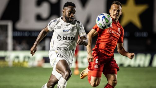 Mendoza e Renê disputam corrida em Santos x Internacional