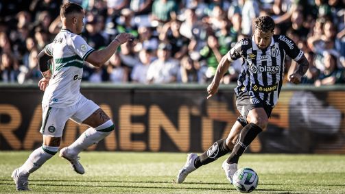 Coritiba e Santos não saíram do zero no Couto Pereira