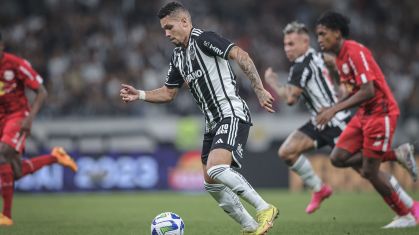 Paulinho marcou o gol do Galo no Mineirão
