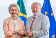 Von der Leyen fala de superar diferenças de acordo Mercosul-União Europeia e Lula cita ressalvas