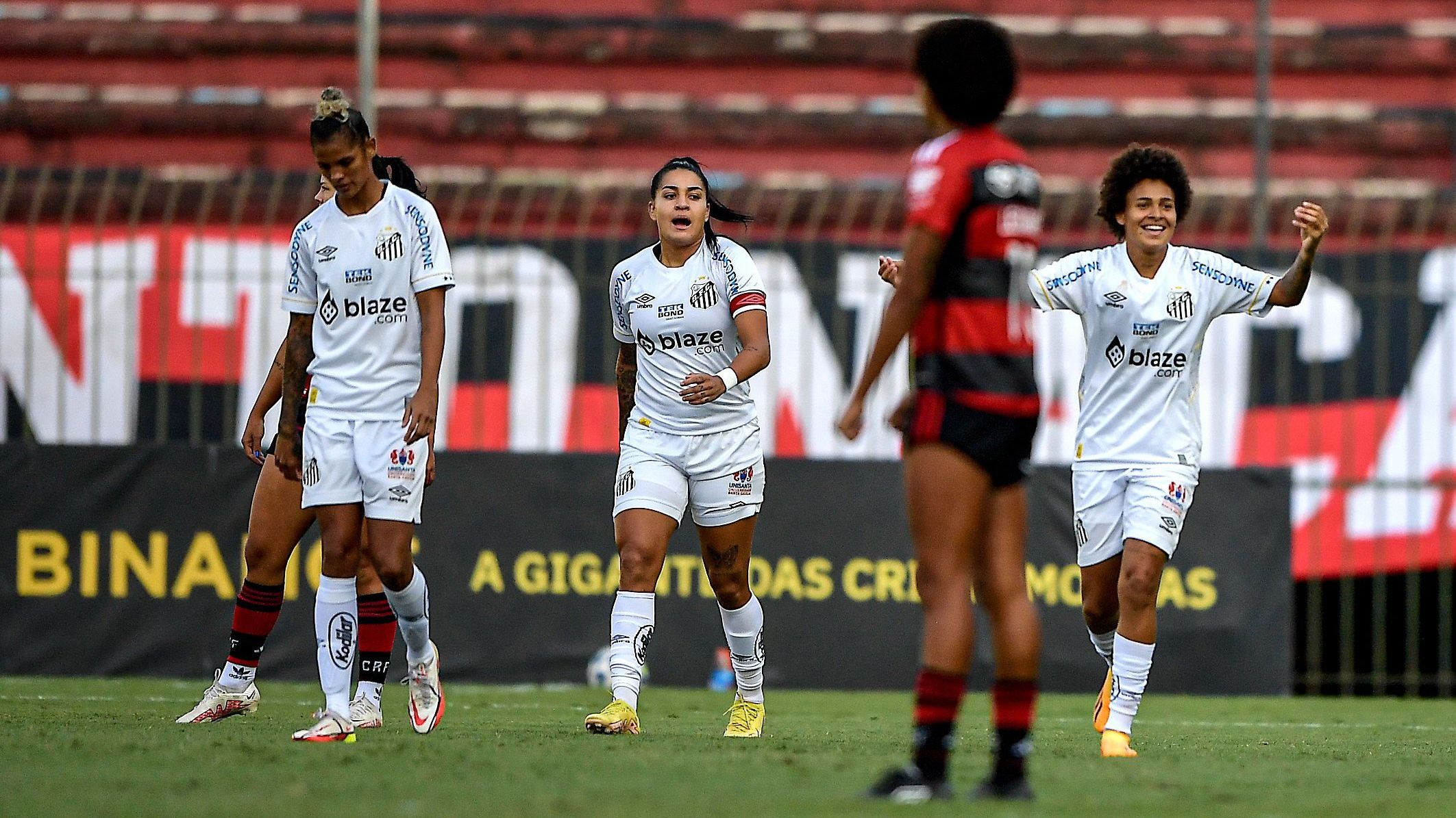 Santos venceu o jogo de ida contra o Flamengo em Volta Redonda