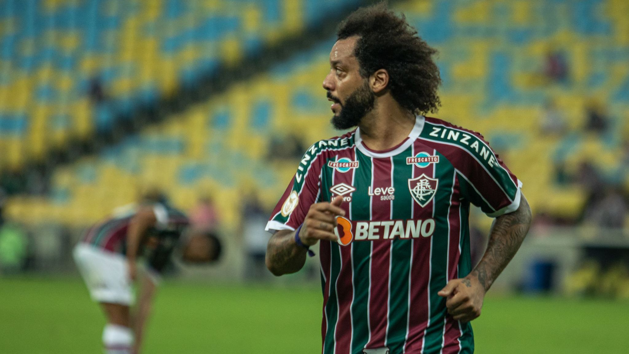 Marcelo na partida contra o Bahia pelo Brasileirão