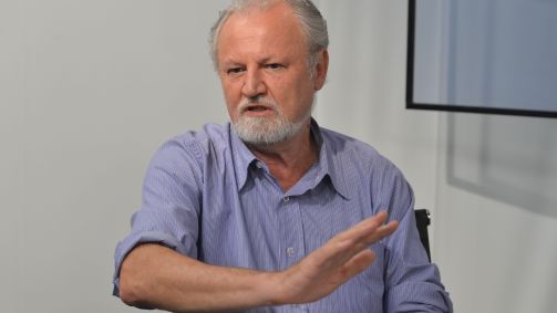 O líder dos Trabalhadores Rurais Sem Terra (MST), João Pedro Stédile