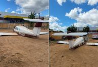 Acidente com avião de pequeno porte deixa cinco feridos no PI