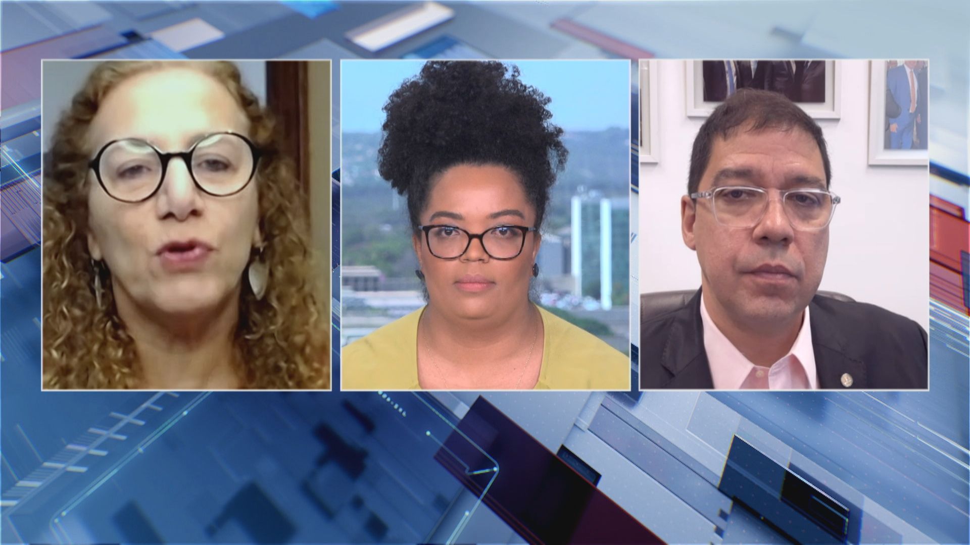 deputados federais Jandira Feghali (PCdoB-RJ) e Altineu Côrtes (PL-RJ) debatem no CNN Dois Lados do dia 7 de junho de 2023