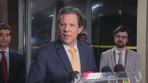 Fernando Haddad, em entrevista coletiva