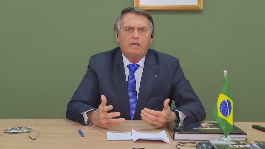 O ex-presidente Jair Bolsonaro (PL) em entrevista à CNN / Reprodução/CNN