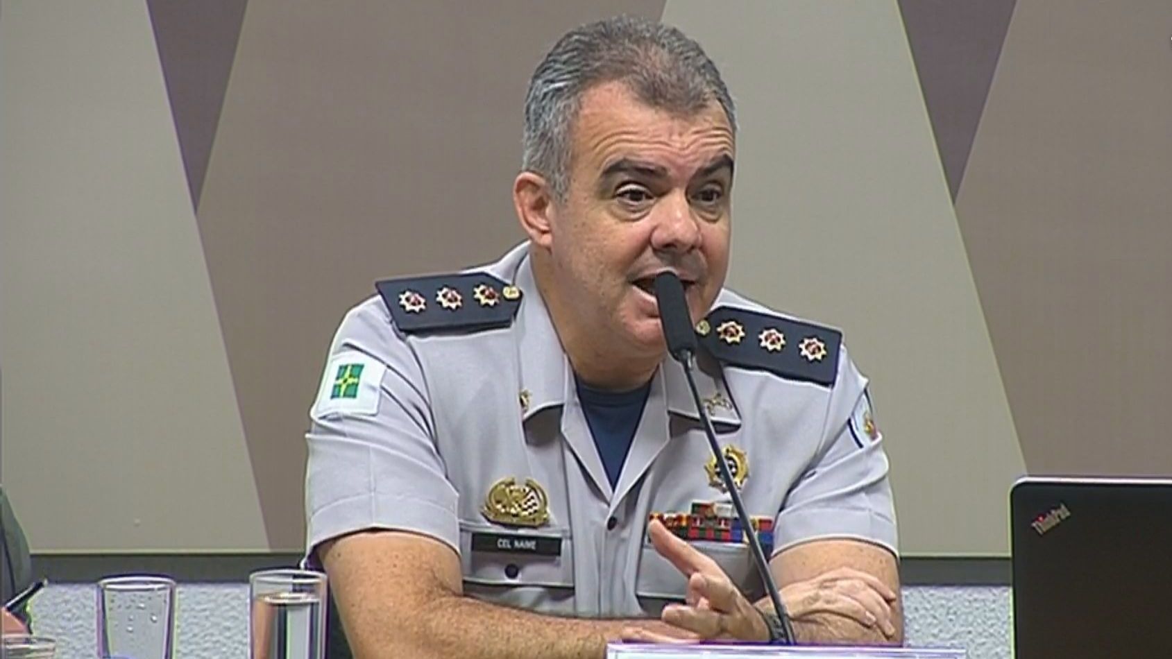 Ex-chefe do departamento de operações da PM do Distrito Federal, coronel Jorge Eduardo Naime