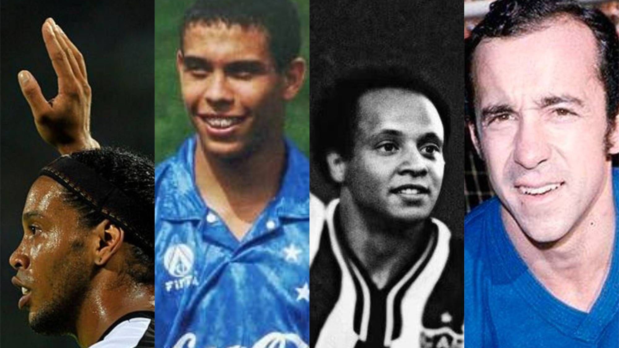 Ronaldinho, Ronaldo, Reinaldo e Tostão foram alguns dos escolhidos pela IA