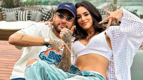 Bruna Biancardi e Neymar enquanto estavam juntos