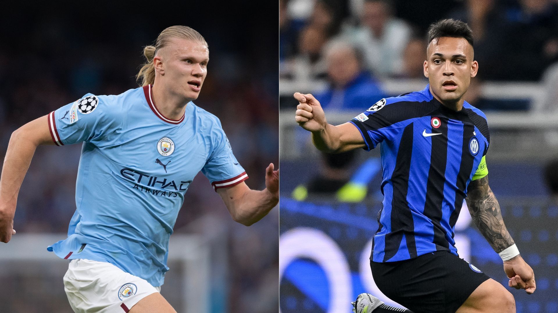 Haaland e Lautaro Martínez são as esperanças de gols da final da Liga dos Campeões