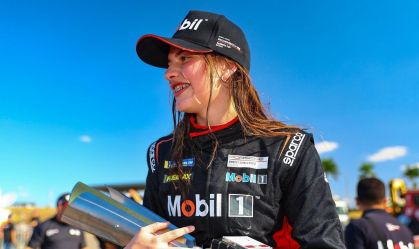 Antonella Bassani foi a primeira mulher a vencer na Porsche Cup