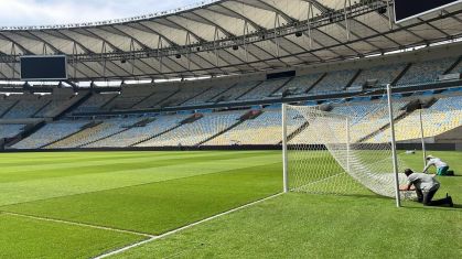 Gramado do Maracanã passou por recuperação durante a última data Fifa