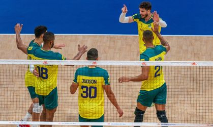 De virada, o Brasil venceu a Eslovênia pela Liga das Nações de Vôlei masculino