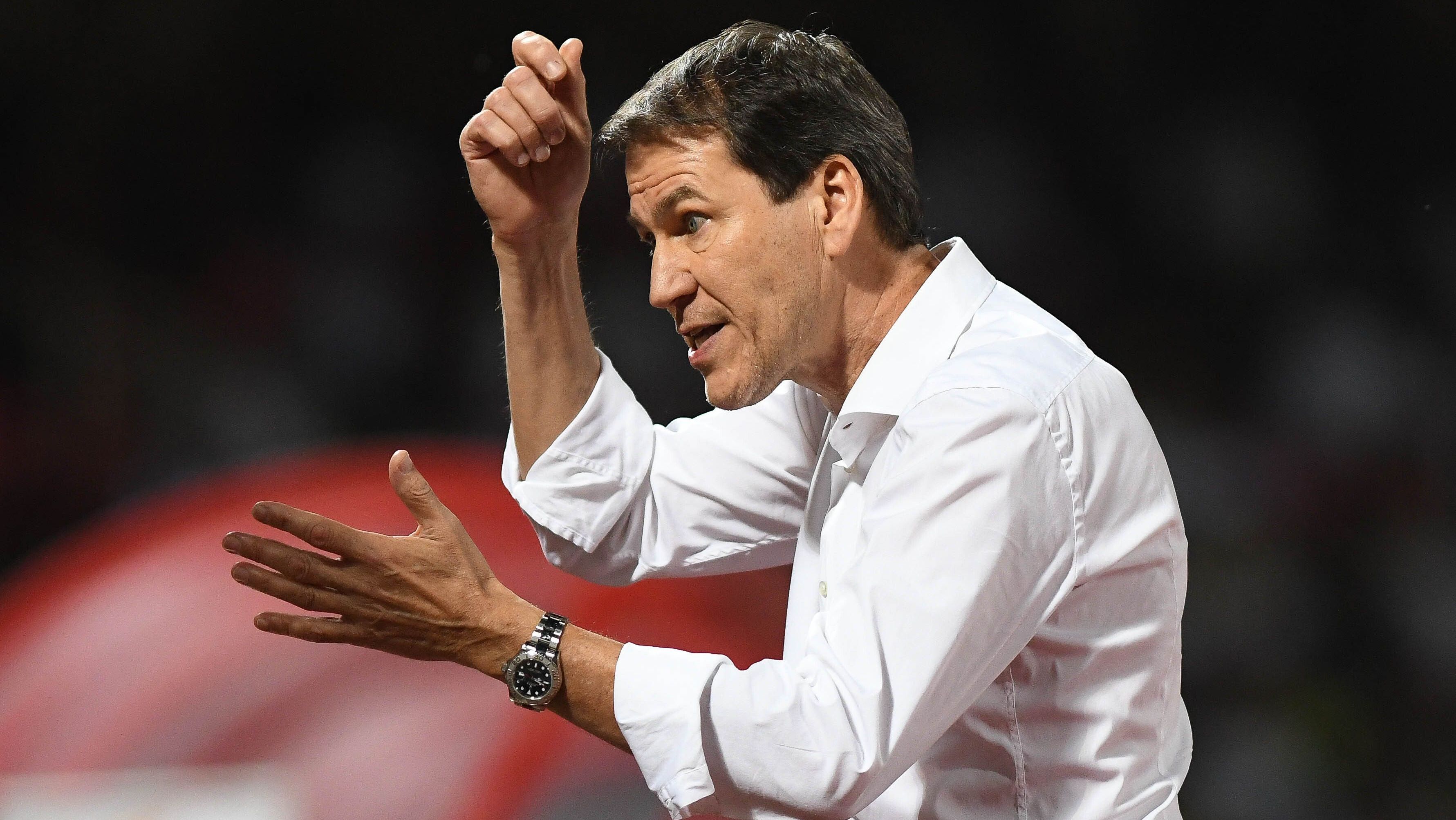 Rudi García comandando o Al Nassr, de Cristiano Ronaldo
