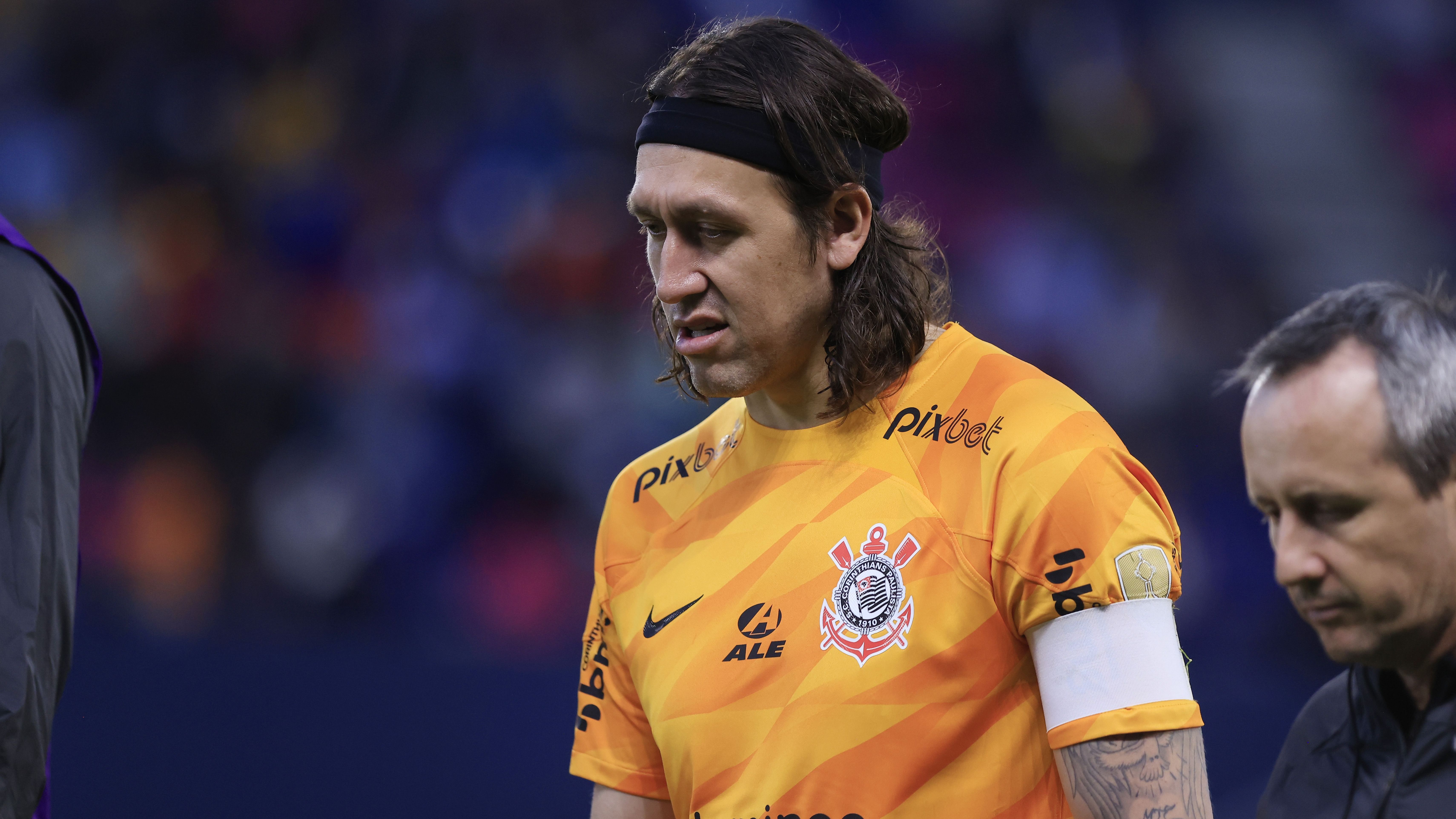 Cássio em partida do Corinthians