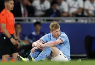 De Bruyne, do Manchester City, volta a se machucar em final de Liga dos Campeões
