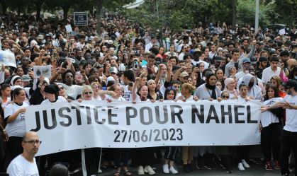 Protest to Nahel killed by police in Paris