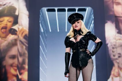 Madonna durante premiação do MTV VMA de 2021.