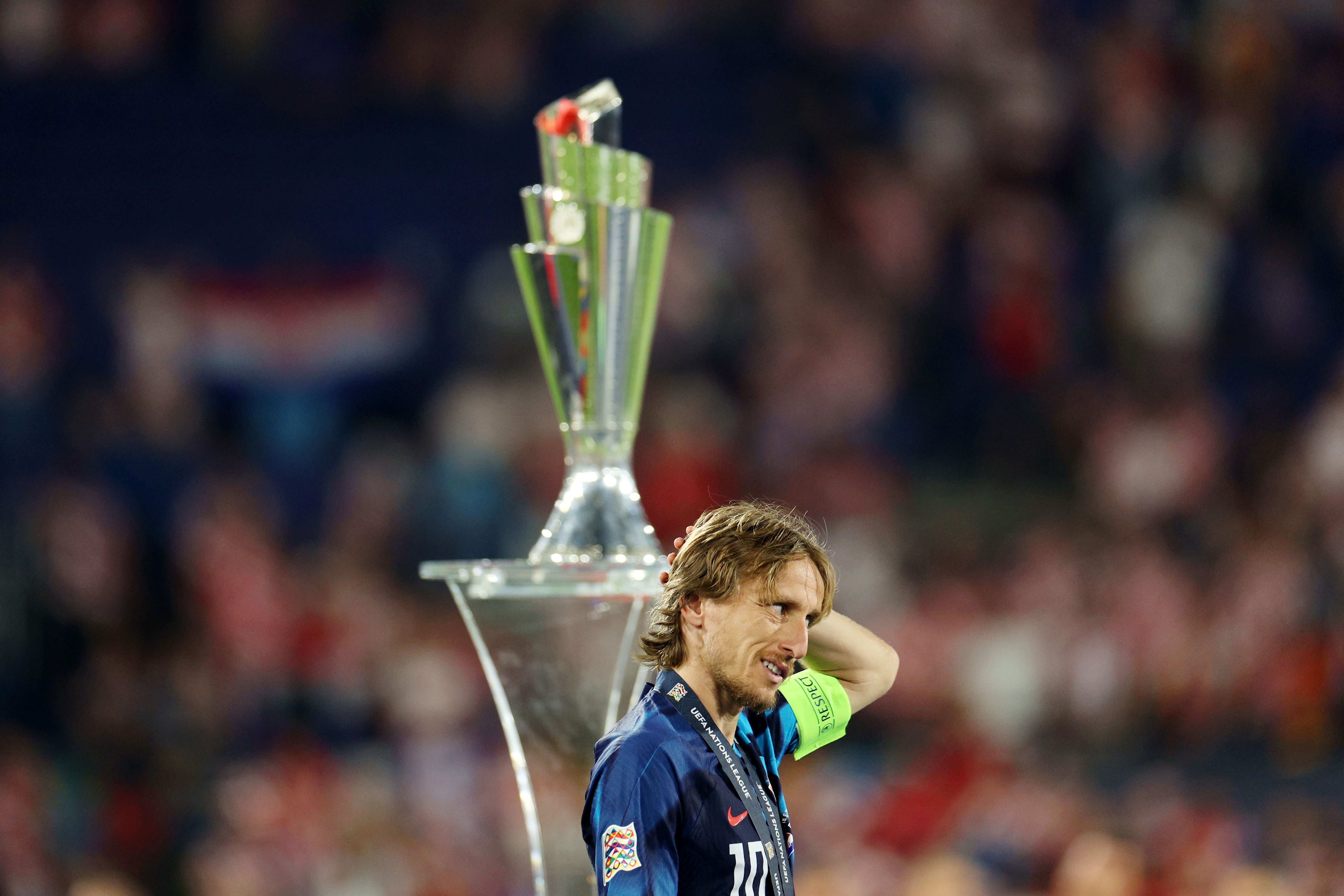 Capitão croata, Modric volta a ver um título inédito ser perdido por detalhes / Dean Mouhtaropoulos - UEFA/UEFA via Getty Images