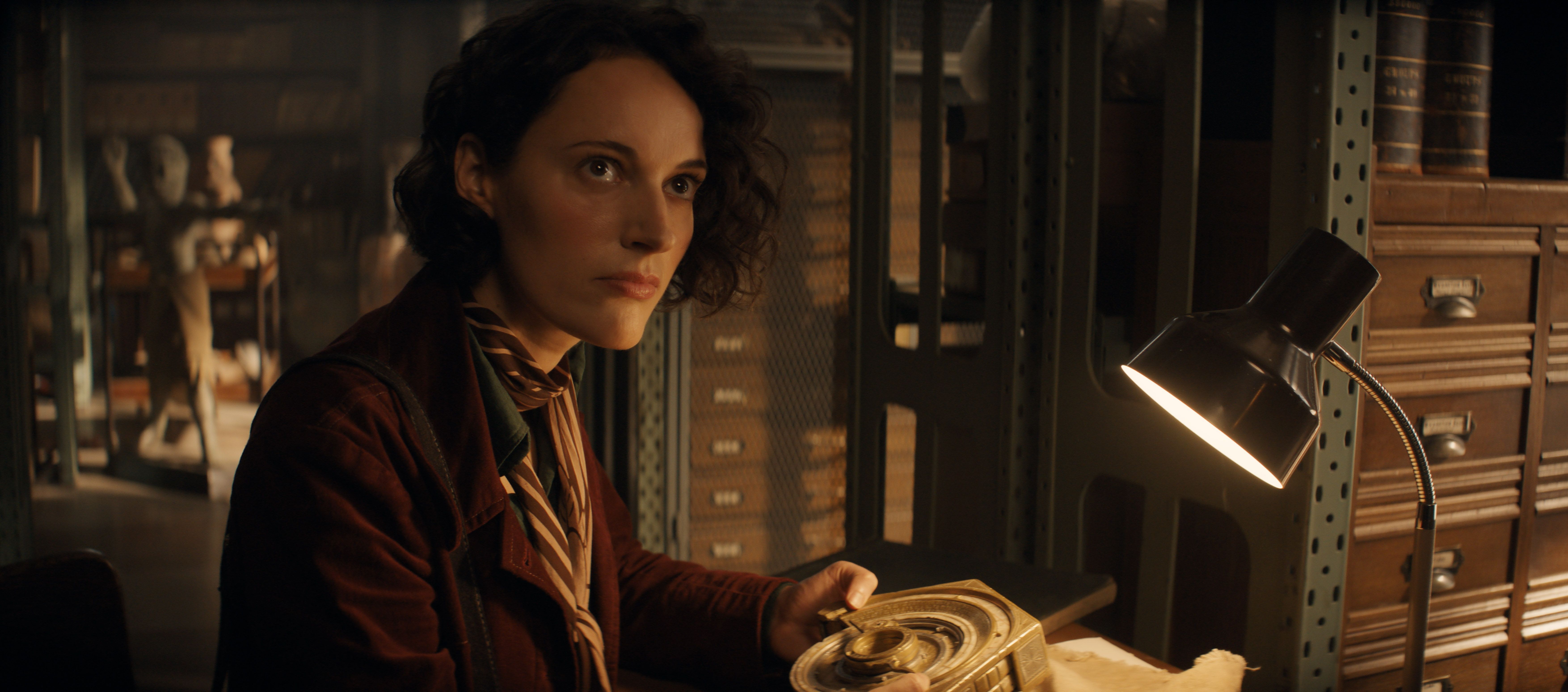 Phoebe Waller-Bridge como Helena em "Indiana Jones e a Relíquia do Destino" / Divulgação/Lucasfilm
