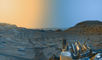 Robô da Nasa captura imagem impressionante da paisagem de Marte