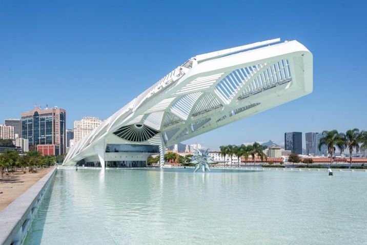 / Arquitetura sustentável projetada pelo espanhol Santiago Calatrava. Divulgação: Museu do Amanhã