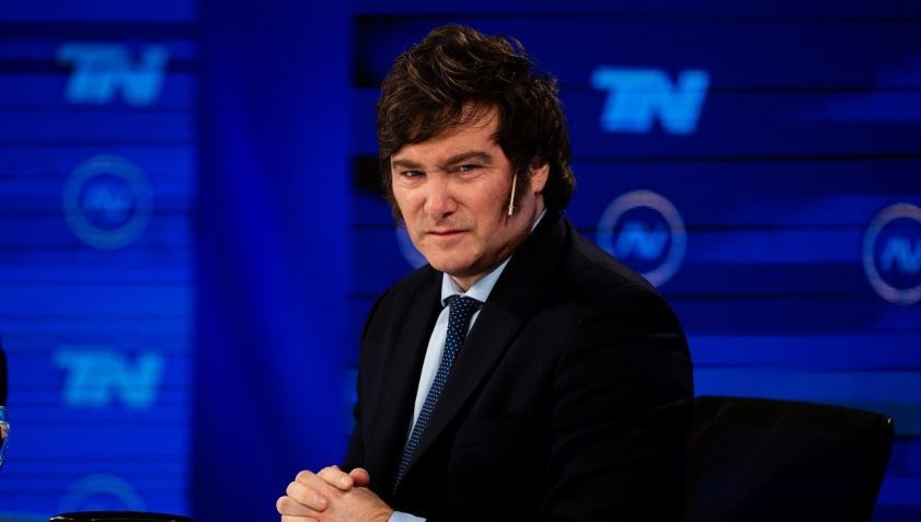 Javier Milei, candidato à Presidência da Argentina. / Tomas Cuesta/Getty Images