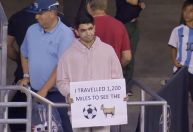 Torcedor viaja 1.900 km para ver Messi no Inter Miami e se frustra; jogador nem está nos EUA
