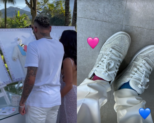 Detalhes do chá revelação / Reprodução/Instagram/@brunabiancardi/@neymarjr