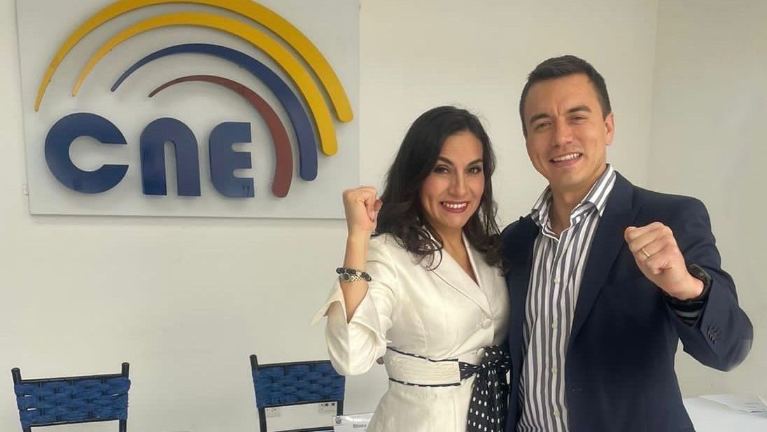 Verónica Abad e Daniel Noboa