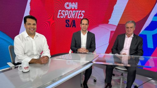 João Vítor Xavier recebe Bruno Muzzi e Sérgio Coelho, CEO e presidente do Atlético-MG, respectivamente, no CNN Esportes S/A