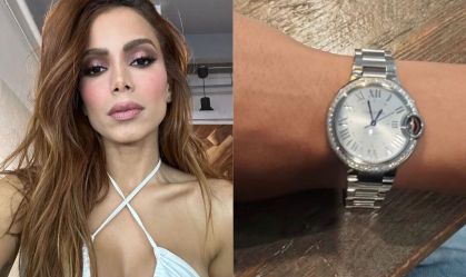 Anitta tem casa invadida na Croácia e bandidos levam relógio de R$ 68 mil com 42 diamantes