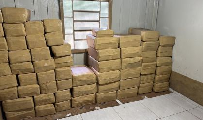 Imagem de destaque do post: PF apreende cerca de duas toneladas de maconha em casa no Mato Grosso do Sul