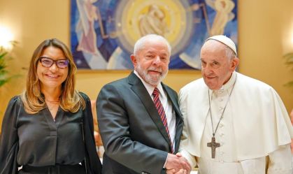 Janja deve se encontrar com Papa Francisco no Vaticano nesta quarta (12)
