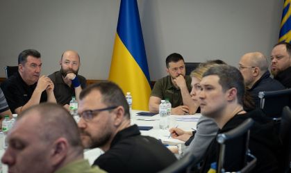 Emergency meeting by Ukraine's President Zelenskyy