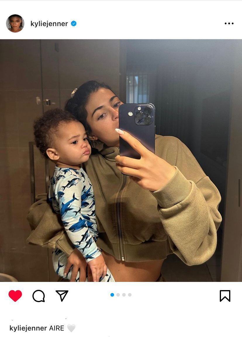 Kylie Jenner e Aire Webster / Reprodução/Kylie Jenner/Instagram