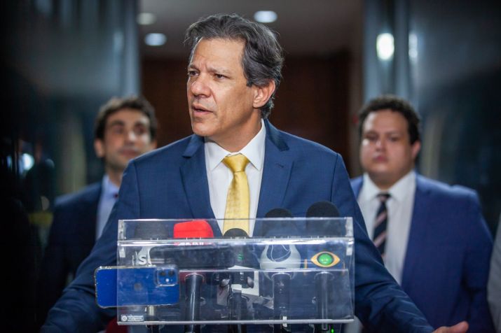 Fernando Haddad, ministro da Fazenda, criticou a aprovação da desoneração da folha / Diogo Zacarias/MF