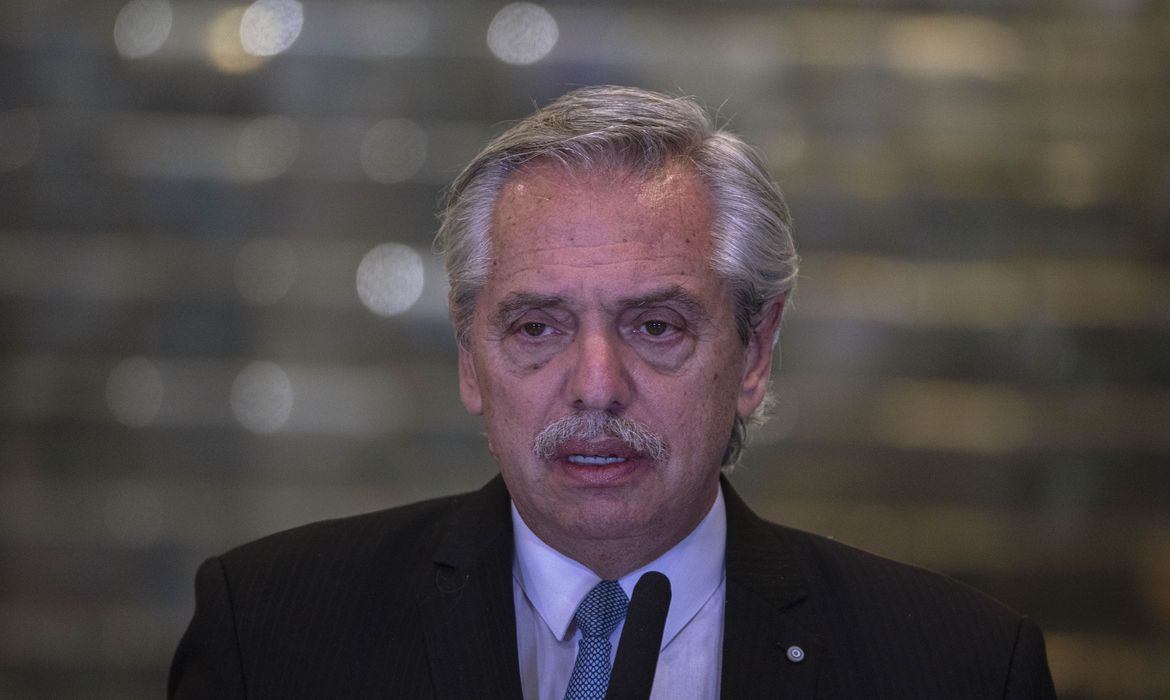 Presidente da Argentina Alberto Fernández