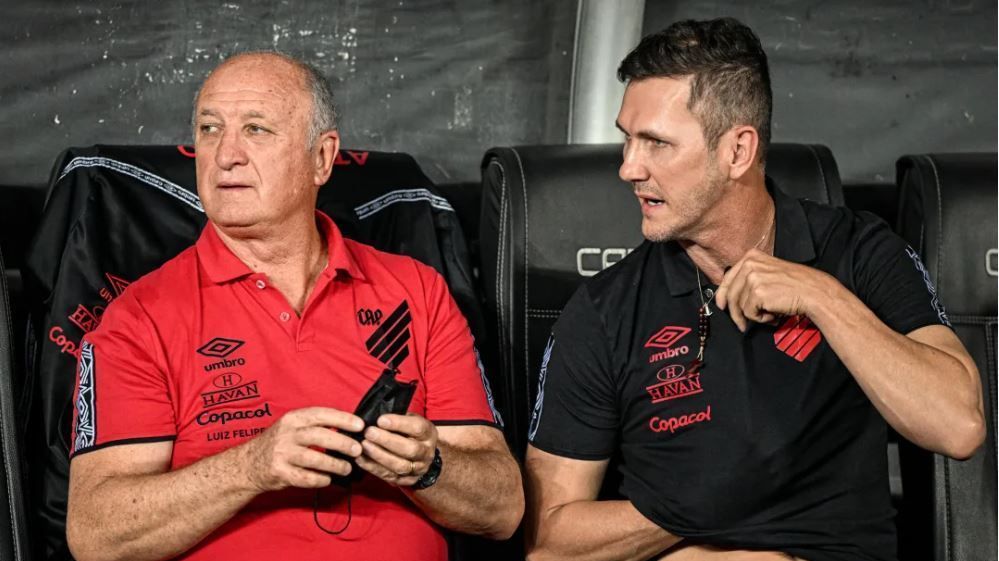 Felipão e Paulo Turra trabalhavam juntos no Athletico-PR