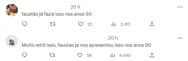 Internautas comparam atitude de Kanye West com Faustão nos anos 1990 / Reprodução/Twitter