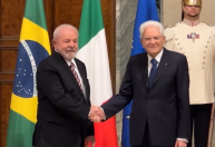 Lula recebe presidente da Itália para tratar de programa contra a fome e G20