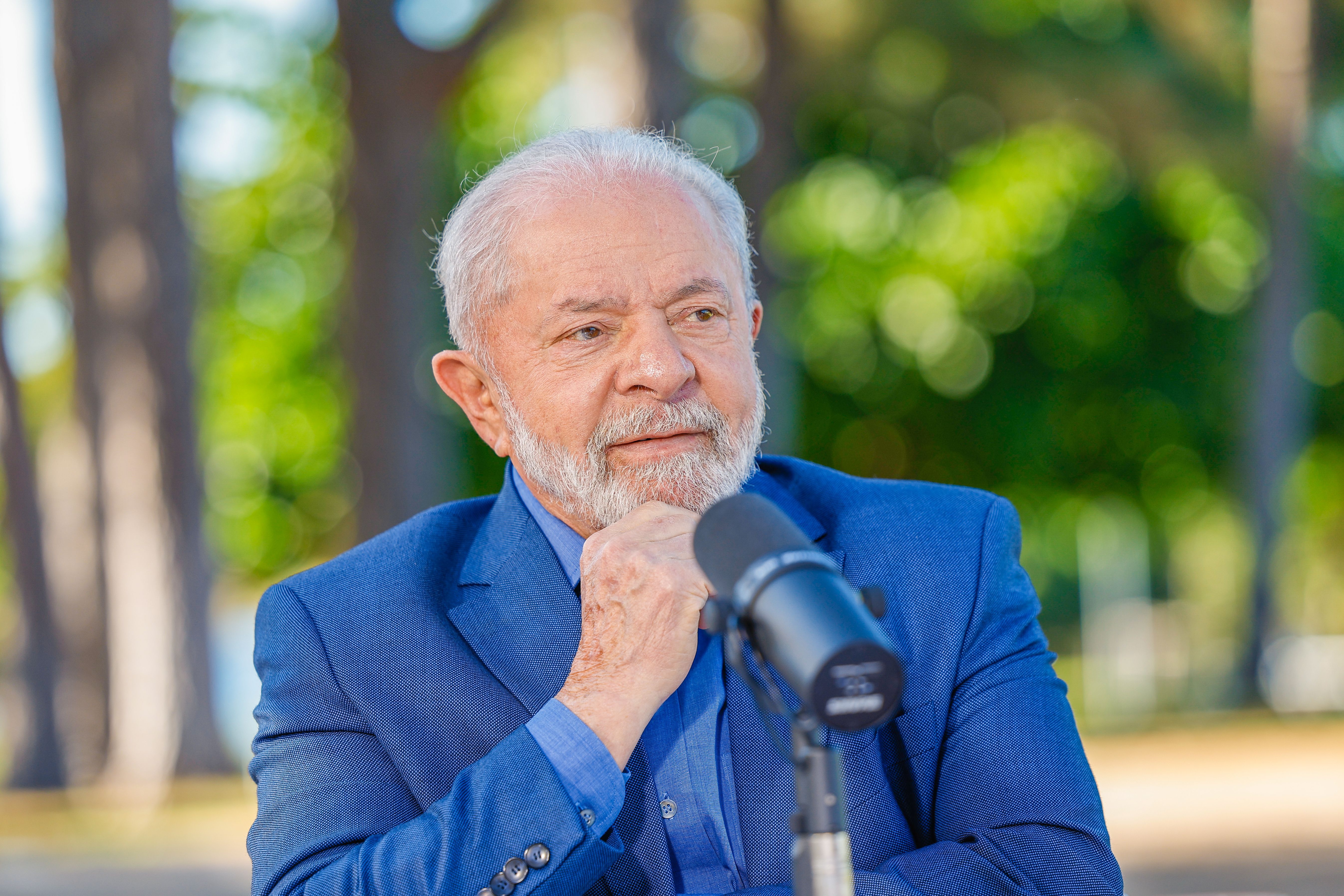 Presidente da República, Luiz Inácio Lula da Silva. Conversa com o Presidente no Palácio da Alvorada. Brasília - DF