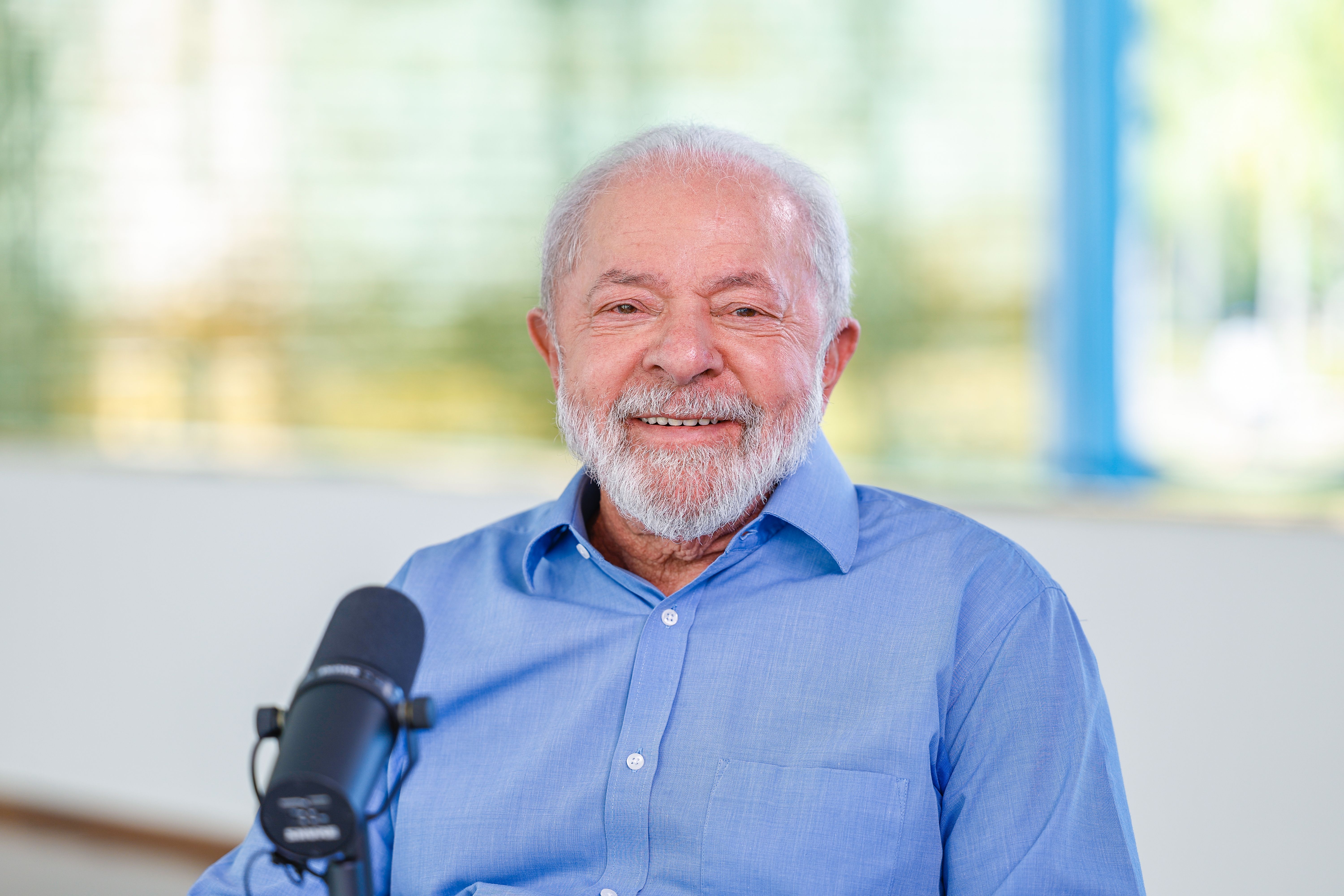 27.06.2023 - Conversa com o Presidente da República, Luiz Inácio Lula da Silva.