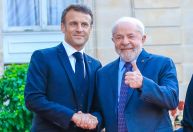Macron quer encontrar agenda comum com Lula sobre Ucrânia