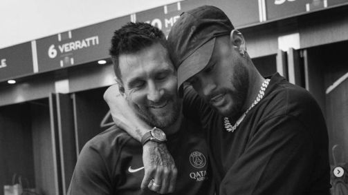 Neymar se despede de Messi com postagem nas redes sociais
